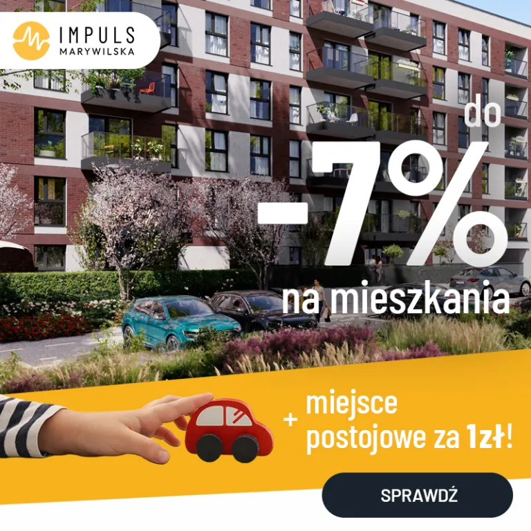 Zdjęcie posta Zyskaj nawet 7% rabatu i miejsce postojowe za 1 zł!
